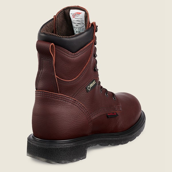 Bottes de Travail Red Wing - Supersole® 2.0 - 8-Inch Waterproof Soft Toe - Bordeaux - Homme 952LSPME